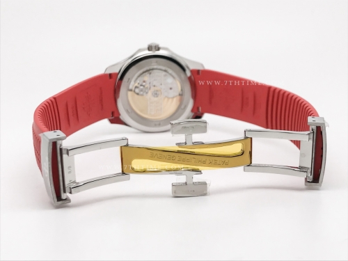 Aquanaut 5167A-012 SS/RU Blk/Red/Num ZF V2 A330