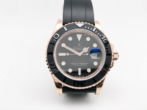YachtMaster 126655 40mm 316F RG/RU Blk FCF VR3235