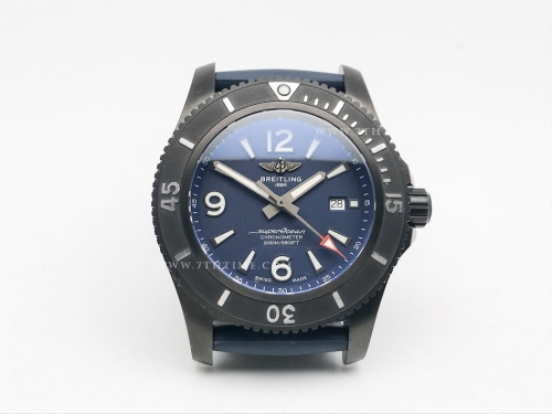 Superocean 46mm V2 DLC/RU Blue TF Asia 2824