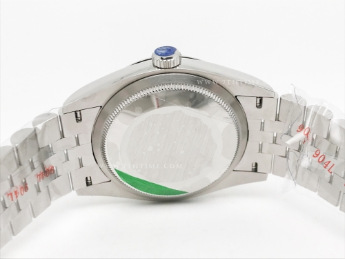 DJ 36mm Jub Flt 904L SS/SS Black/Stk APF