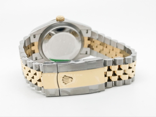 DJ 36mm Jub Flt 904L YG/SS Grey/Rm APF VR3235