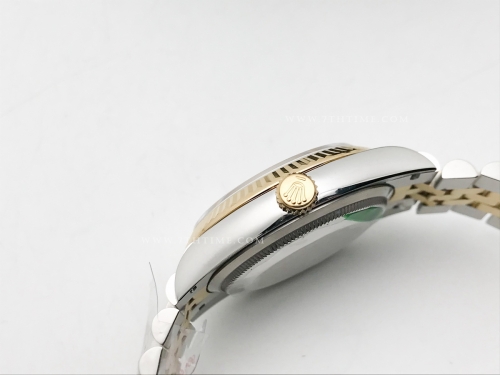 DJ 36mm Jub Flt 904L YG/SS Blk/Dia APF VR3235