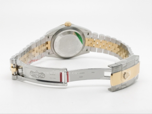 DJ 36mm Jub Flt 904L YG/SS Blk/Dia APF VR3235