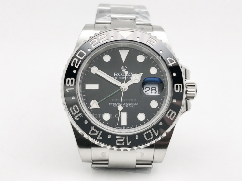 GMT II 126710GRNR Oys 904L SS/SS Blk THB SH3285-2