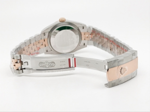 DJ 36mm Jub Flt 904L RG/SS Grey/Stk APF VR3235