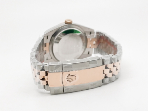 DJ 36mm Jub Flt 904L RG/SS Grey/Stk APF VR3235