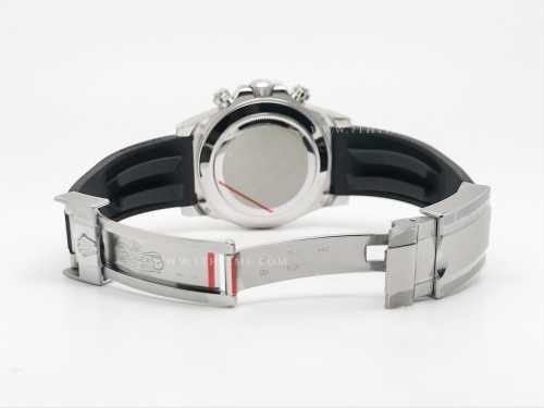 Daytona 116519 904L Wt SS/RU Grey/Stk ZF SH4130