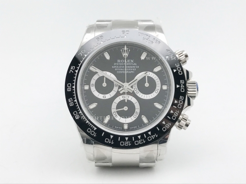 Daytona 116500 CER SS/SS Black BPF A7750