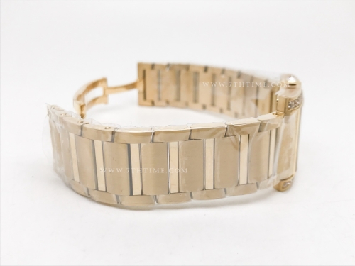 Ladies Tank Francaise Med Dia YG/YG Sil 8848F Sw Qtz