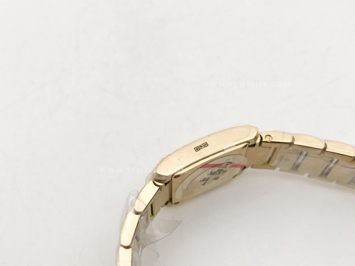 Ladies Tank Francaise Sml Dia YG/YG Sil 8848F Sw Qtz