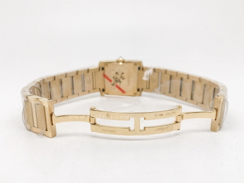 Ladies Tank Francaise Sml Dia YG/YG Sil 8848F Sw Qtz