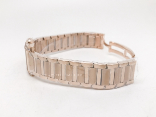 Ladies Tank Francaise Sml Dia RG/RG Sil 8848F Sw Qtz