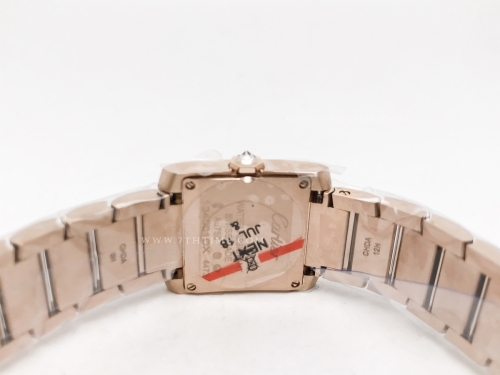 Ladies Tank Francaise Sml Dia RG/RG Sil 8848F Sw Qtz