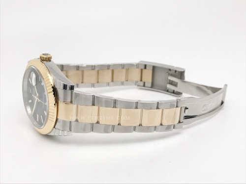 DJ2 41mm 126333 Oys Flt 904L YG/SS Blk/Stk EWE A3235