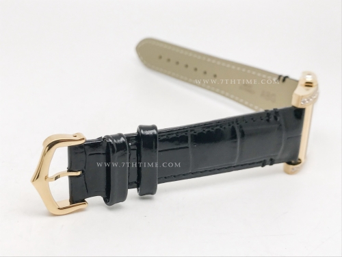 Ladies Tank Francaise Med Dia YG/LE Sil 8848F Sw Qtz