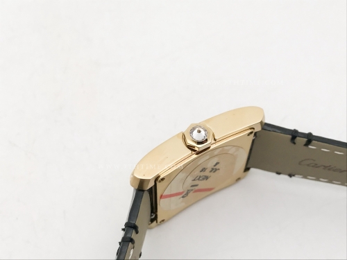 Ladies Tank Francaise Med Dia YG/LE Sil 8848F Sw Qtz