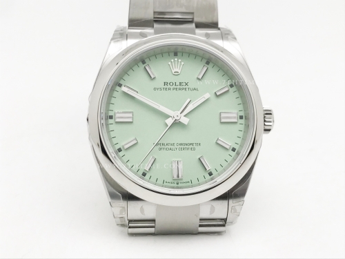 Oyster Pert 36mm 904 126000 SS/SS P.Grn VSF V2 VS3230