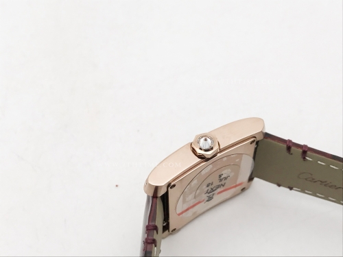 Ladies Tank Francaise Med Dia RG/LE Sil 8848F Sw Qtz