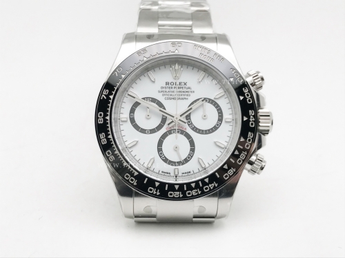 Daytona 126500 CER SS/SS White 904L Clean SH4131
