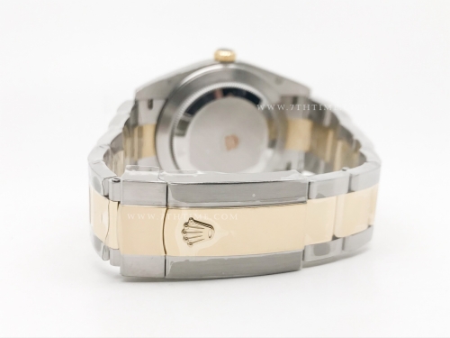 DJ2 41mm 126333 Oys Flt 904L YG/SS Gry/Rm EWE A3235