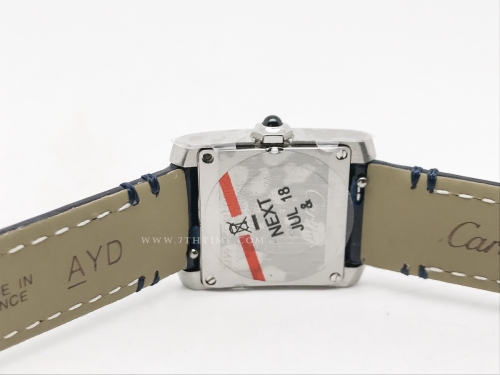 Ladies Tank Francaise Sml Dia SS/LE Sil 8848F Sw Qtz