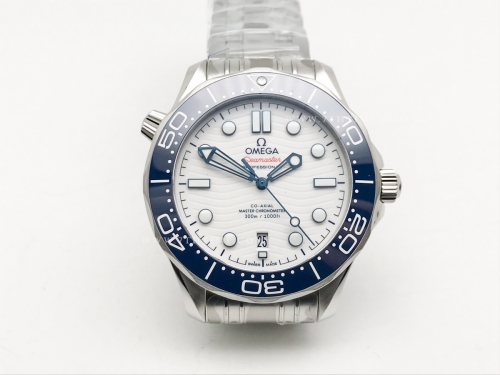 Seamaster 300m Tokyo 2020 SS/SS White VSF Asia 8800