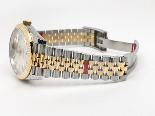 DJ2 41mm Jub Flt 904L YG/SS Silv/Stk VSF VS3235