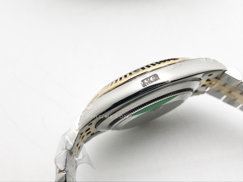 DJ2 41mm Jub Flt 904L YG/SS Silv/Stk VSF VS3235