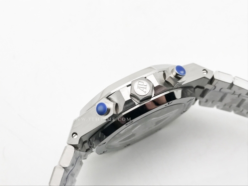 Royal Oak Chrono 26240ST SS/SS Wht/Stk BF V2 A7750 Mod