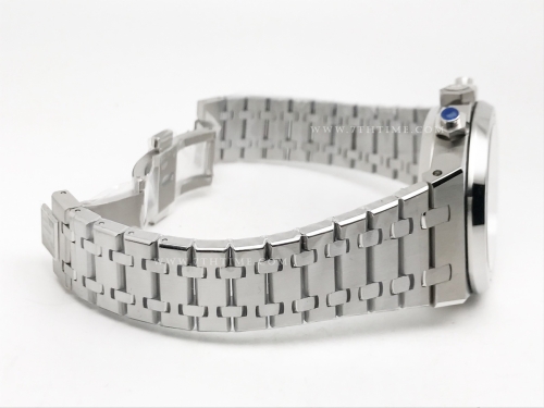 Royal Oak Chrono 26240ST SS/SS Blk/Stk BF A7750 Mod