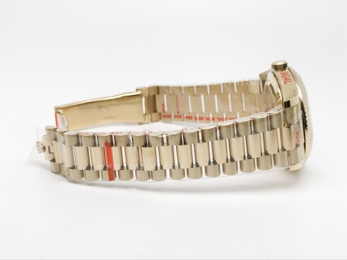 DayDate 40mm 904L Flt YG/YG M-Wht/Dia GMF VR3255