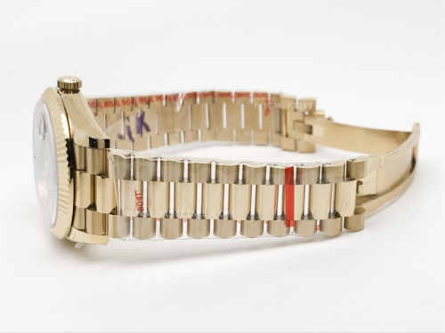 DayDate 40mm 904L Flt YG/YG Blk/Dia GMF VR3255