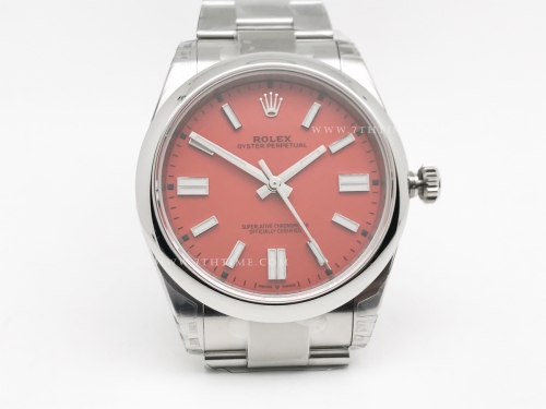 Oyster Pert 41mm 124300 Oys SS/SS Red VSF V2 VS3230