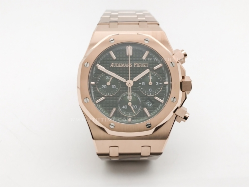 Royal Oak Chrono 26240OR RG/RG K-Grn/Stk BF A7750 Mod
