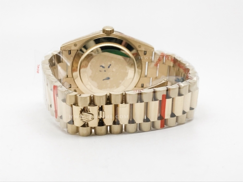 DayDate 40mm 904L Flt YG/YG Gold/Rm/Stk GMF VR3255