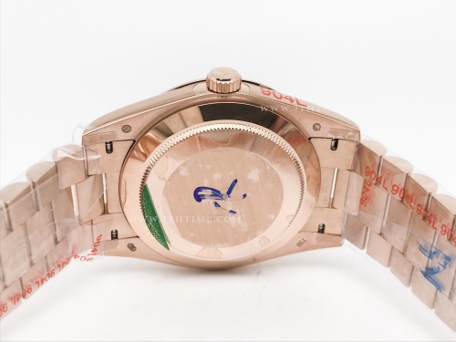 DayDate 40mm 904L Flt RG/RG Silv/Stk GMF VR3255