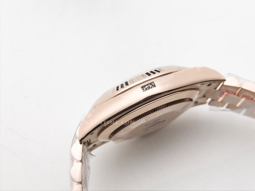 DayDate 40mm 904L Flt RG/RG Brn/Stk GMF VR3255