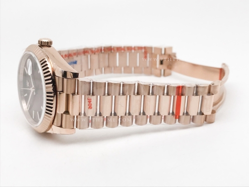 DayDate 40mm 904L Flt RG/RG G-Brn/Stk GMF VR3255