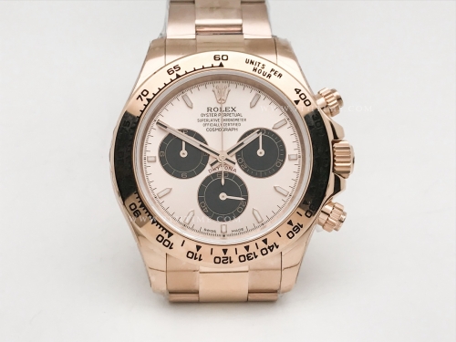 Daytona 126505 RG/RG Wt RG/Blk 904L QF V6 SH4131