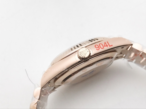 DayDate 40mm 904L Flt RG/RG Wht/Rm/Stk GMF VR3255