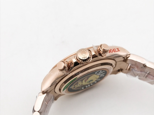 Daytona 126505 RG/RG Wt Blk/Dia 904L QF V6 SH4131