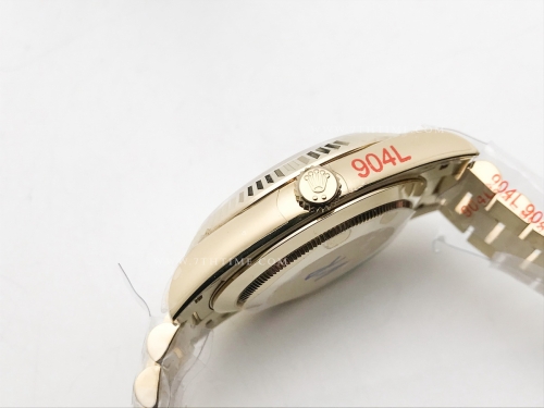 DayDate 40mm 904L Flt YG/YG Gold/Dia GMF VR3255