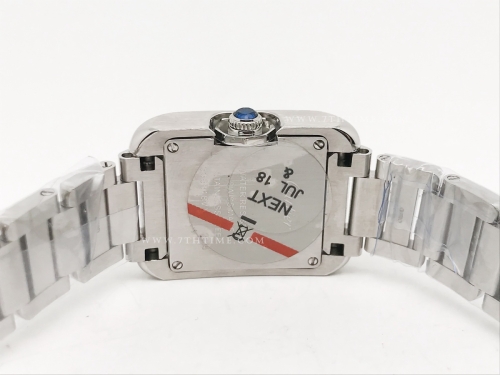 Ladies Cartier Tank Francaise SS/SS Wht/Rm K11 Sw Qt