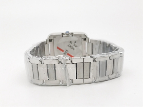 Ladies Cartier Tank Francaise SS/SS Wht/Dia K11 Sw Qt