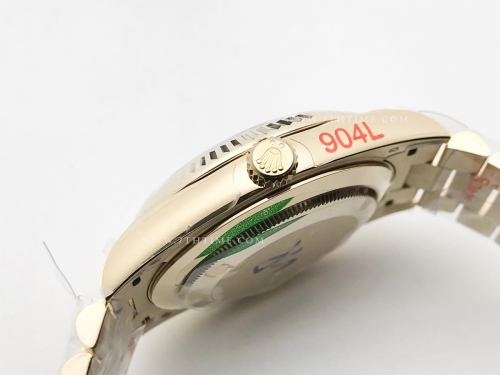 DayDate 40mm 904L Flt YG/YG M-Blk/Dia GMF VR3255