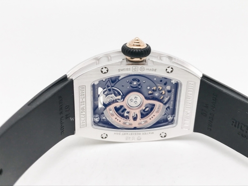 RM07-01 Ladies Diam SS/RU Blk/Blk Skele ZF CRMA2 Clone