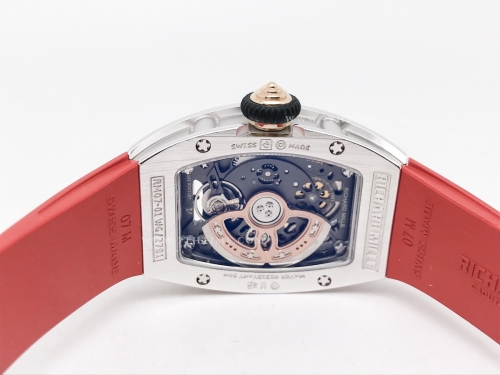 RM07-01 Ladies Diam SS/RU Red/Red Skele ZF CRMA2 Clone