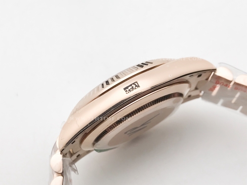 DayDate 40mm 904L Flt RG/RG Brn/Dia GMF VR3255
