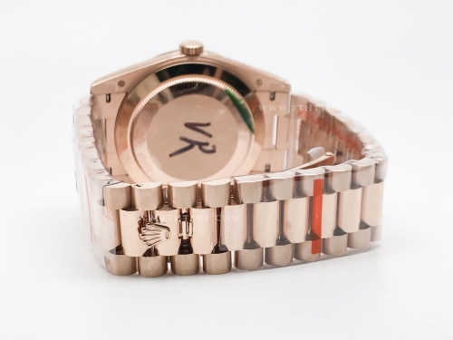 DayDate 40mm 904L Flt RG/RG Brn/Dia GMF VR3255