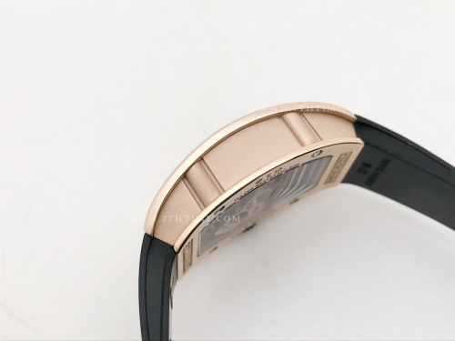 RM07-01 Ladies Diam RG/RU Blk/Blk Skele ZF CRMA2 Clone